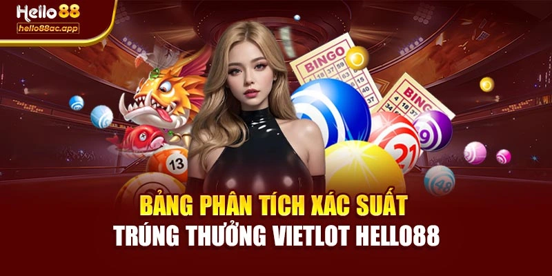Bảng phân tích xác suất trúng thưởng Vietlot Hello88