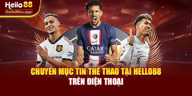 Chuyên mục tin thể thao tại Hello88 trên điện thoại