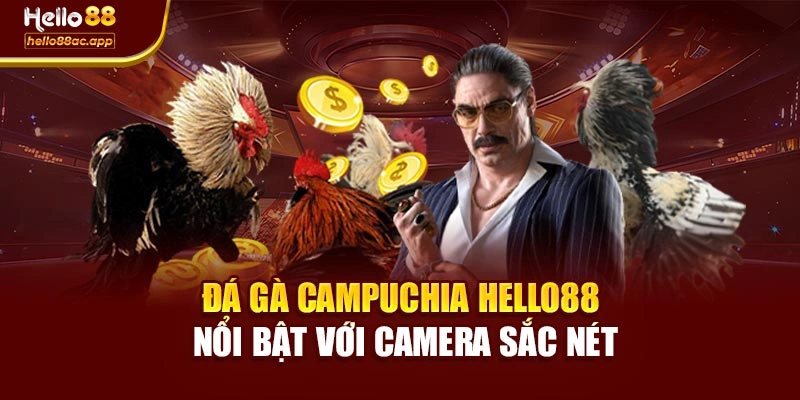 Đá gà Campuchia Hello88 nổi bật với camera sắc nét