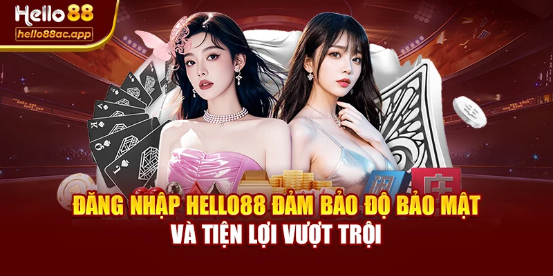Đăng nhập Hello88 đảm bảo độ bảo mật và tiện lợi vượt trội