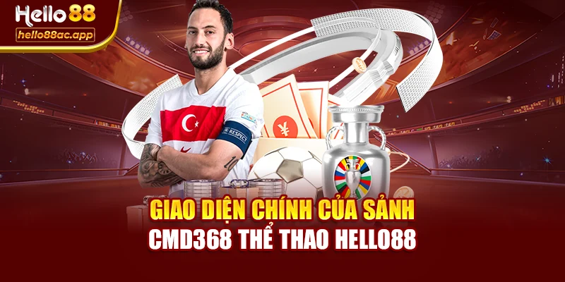Giao diện chính của sảnh CMD368 thể thao Hello88
