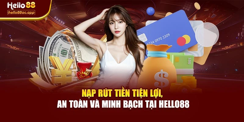 Nạp rút tiền tiện lợi, an toàn và minh bạch tại Hello88