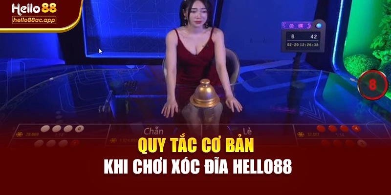 Quy tắc cơ bản khi chơi Xóc Đĩa Hello88